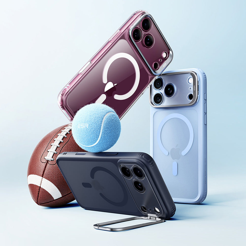 MagSafe ovitek za Apple iPhone 18 Pro Max / 17 Pro Max, ESR, Classic Hybrid Kickstand, Roza saten