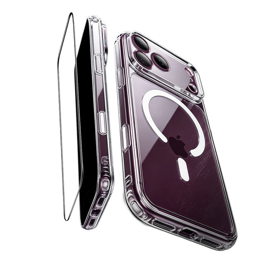MagSafe ovitek za Apple iPhone 18 Pro Max / 17 Pro Max, ESR, Classic Hybrid s zaščito zaslona, Prozoren