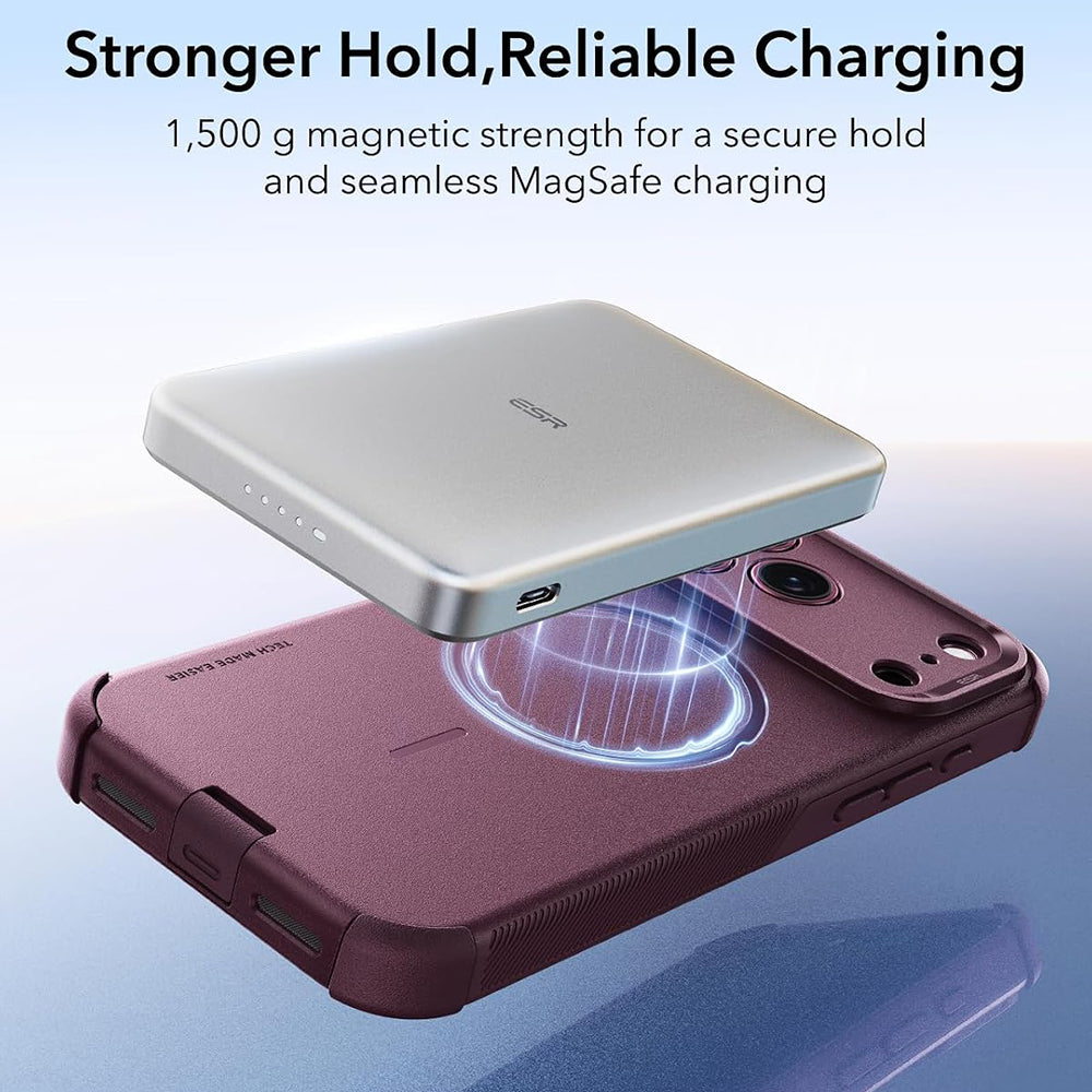 MagSafe ovitek za Apple iPhone 18 Pro Max / 17 Pro Max, ESR, Cyber, temno vijoličen mat