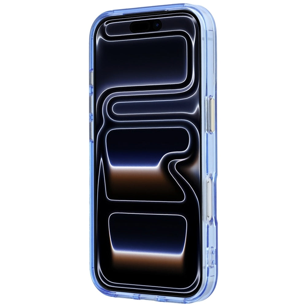 MagSafe ovitek za Apple iPhone 18 Pro Max / 17 Pro Max, Guess, Ring Stand Script Metal Logo, Bleu