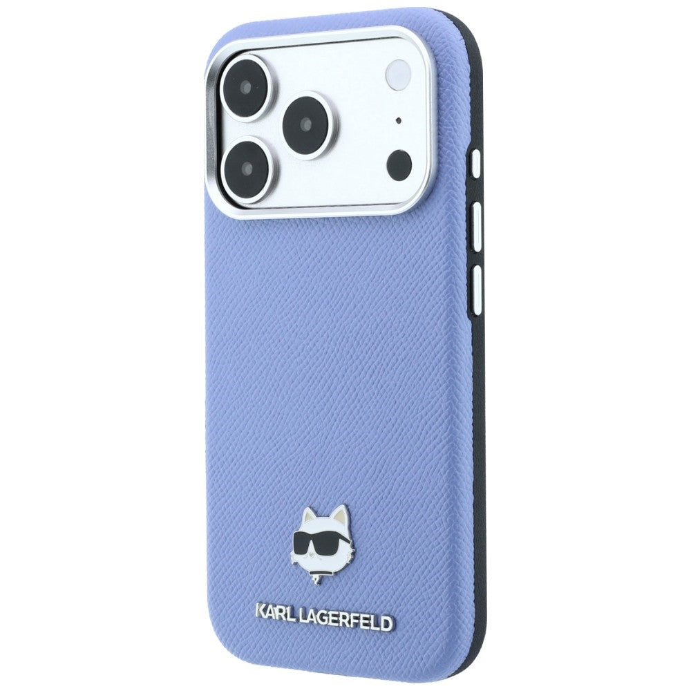 MagSafe ovitek za Apple iPhone 18 Pro Max / 17 Pro Max, Karl Lagerfeld, Grained Choupette Head, Bleu