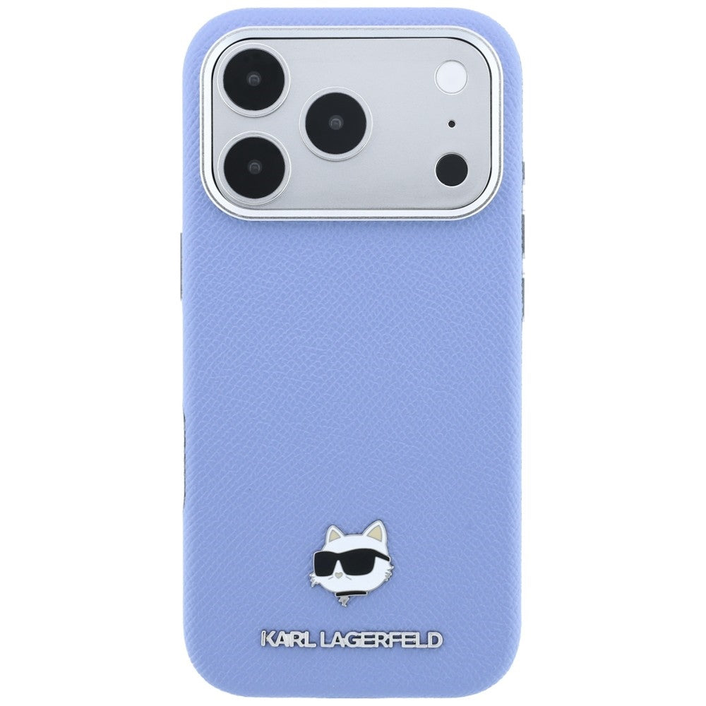 MagSafe ovitek za Apple iPhone 18 Pro Max / 17 Pro Max, Karl Lagerfeld, Grained Choupette Head, Bleu