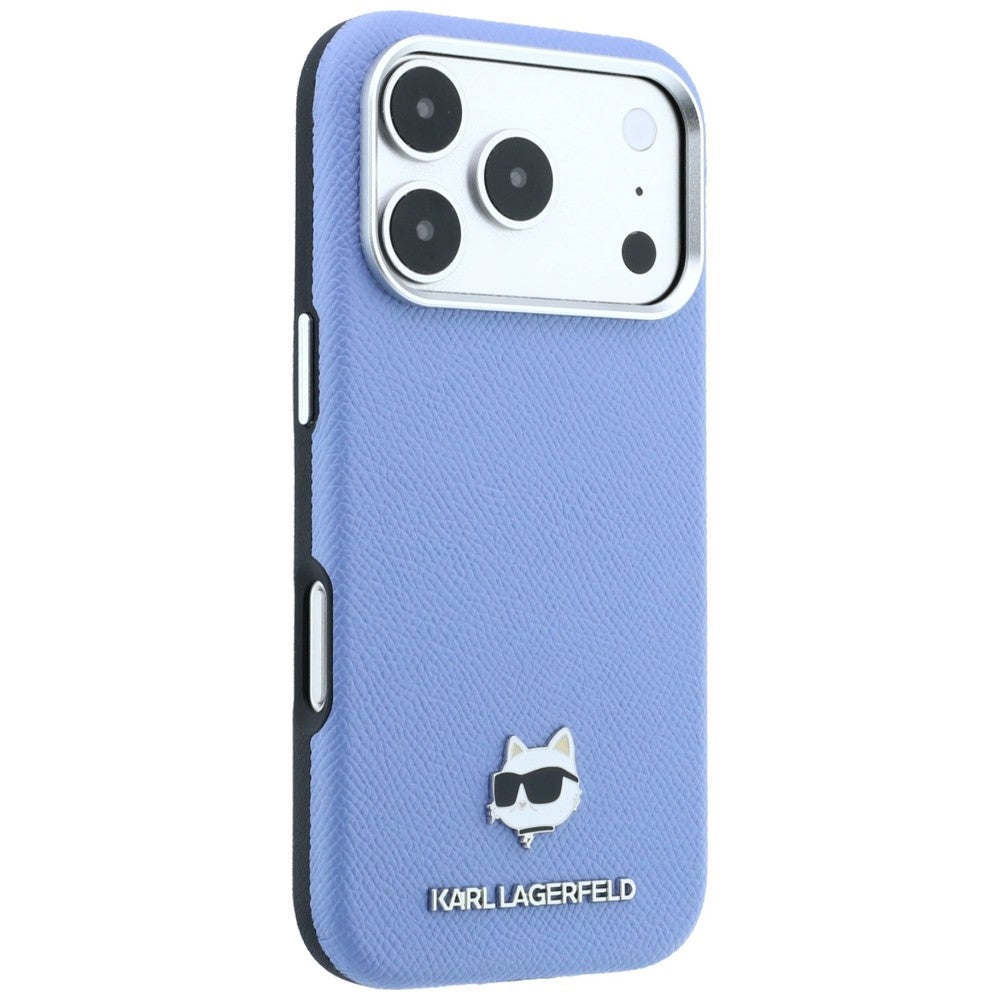 MagSafe ovitek za Apple iPhone 18 Pro Max / 17 Pro Max, Karl Lagerfeld, Grained Choupette Head, Bleu