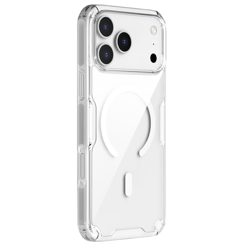 MagSafe ovitek za Apple iPhone 18 Pro Max / 17 Pro Max, Nillkin, Nature Pro, Bela