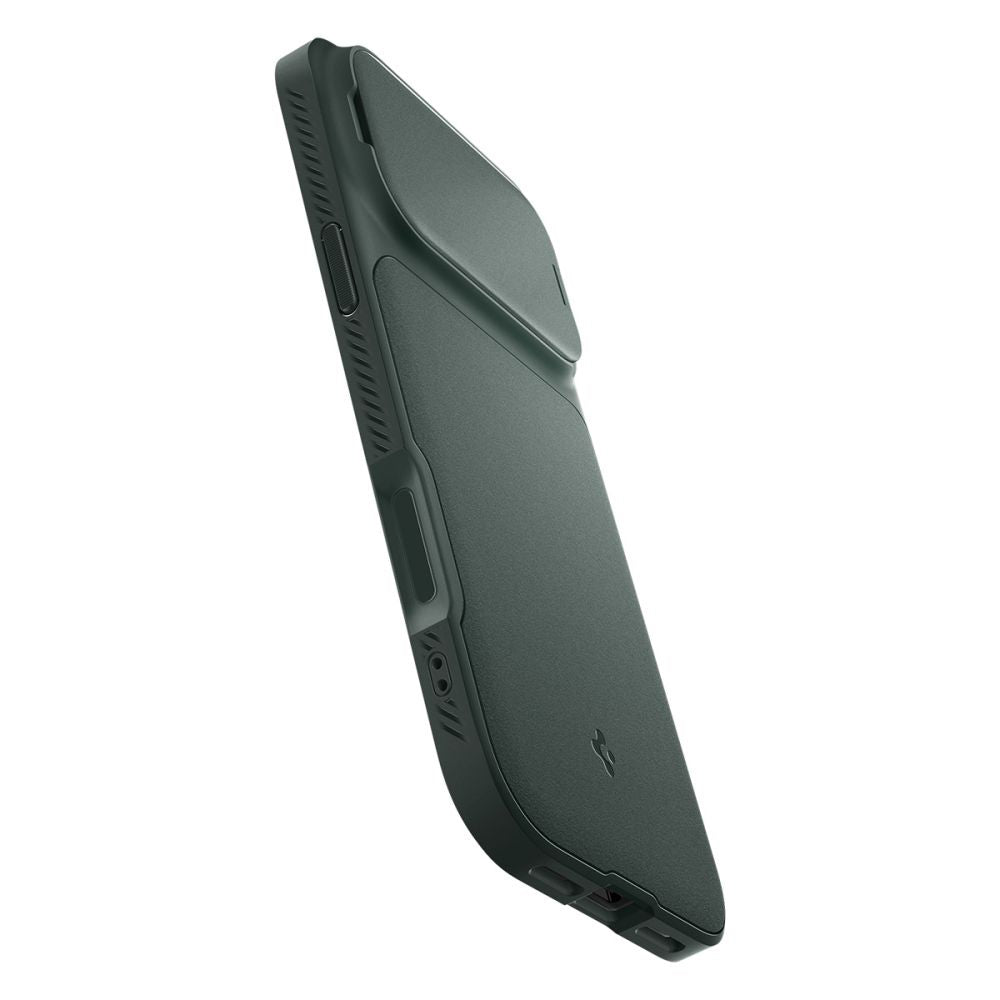 Ovitek MagSafe za Apple iPhone 18 Pro Max / 17 Pro Max, Spigen, Optik Armor, Zelen ACS09901