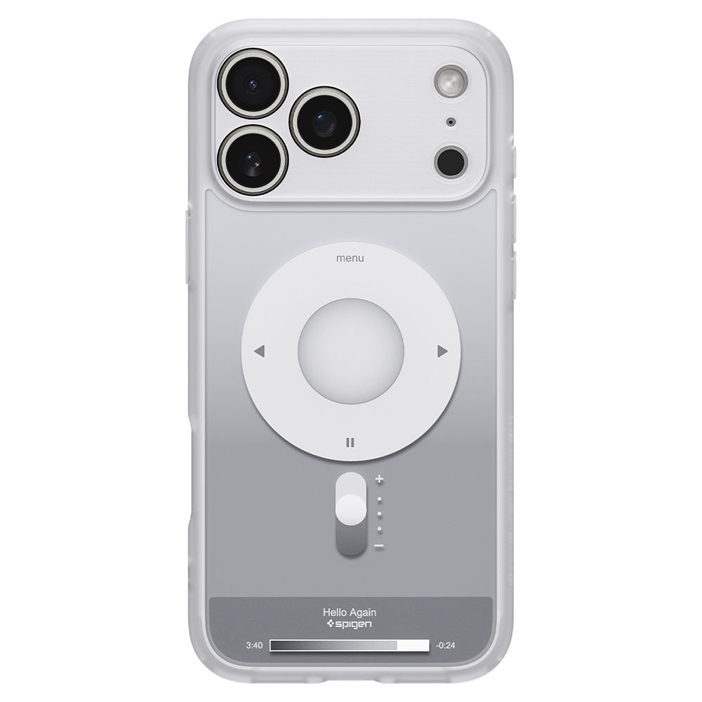 Ovitek MagSafe za Apple iPhone 18 Pro Max / 17 Pro Max, Spigen, Ultra Hybrid Classic, Srebrn ACS12130