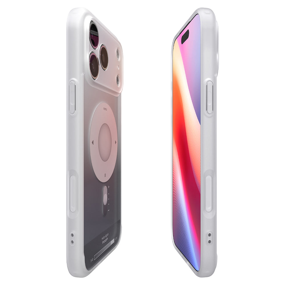 Ovitek MagSafe za Apple iPhone 18 Pro Max / 17 Pro Max, Spigen, Ultra Hybrid Classic, Srebrn ACS12130