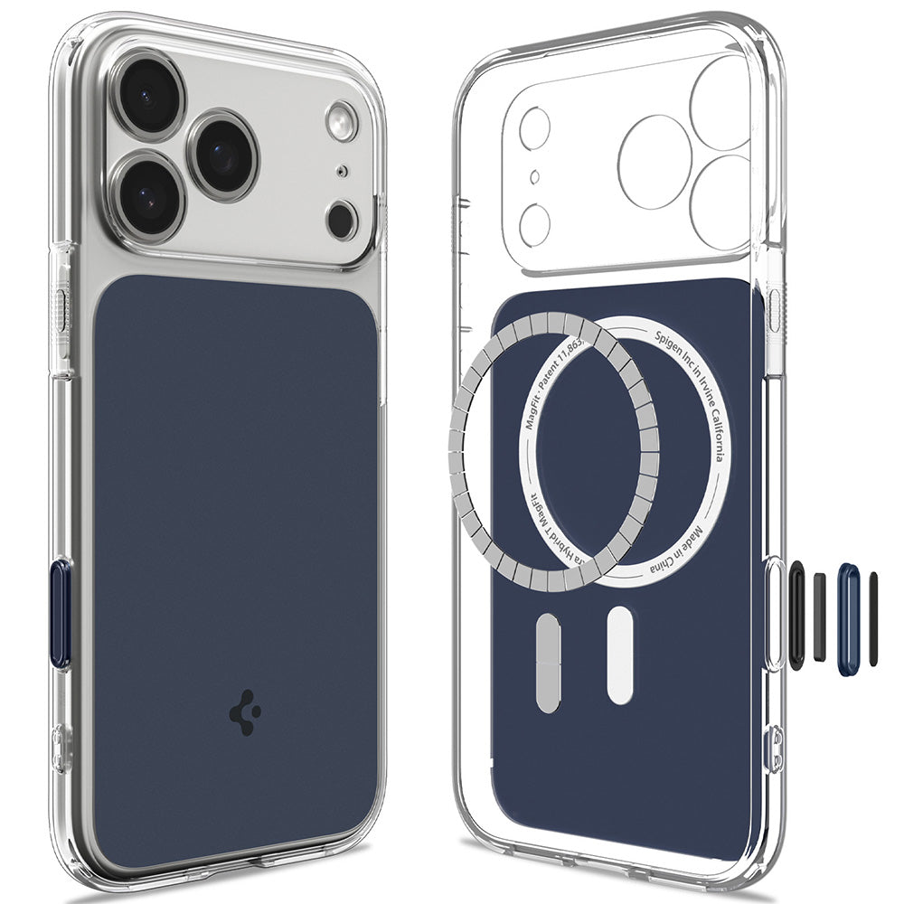 MagSafe ovitek za Apple iPhone 18 Pro Max / 17 Pro Max, Spigen, Ultra Hybrid T, mat modra ACS12135