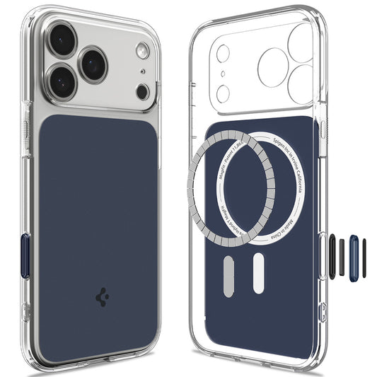 MagSafe ovitek za Apple iPhone 18 Pro Max / 17 Pro Max, Spigen, Ultra Hybrid T, mat modra ACS12135