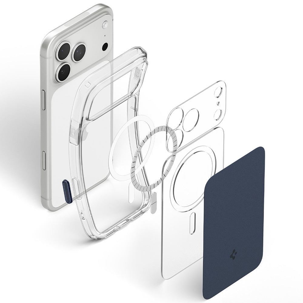 MagSafe ovitek za Apple iPhone 18 Pro Max / 17 Pro Max, Spigen, Ultra Hybrid T, mat modra ACS12135