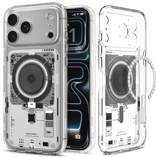 Ovitek MagSafe za Apple iPhone 18 Pro Max / 17 Pro Max, Spigen, Ultra Hybrid Neo One, Prozoren ACS12129