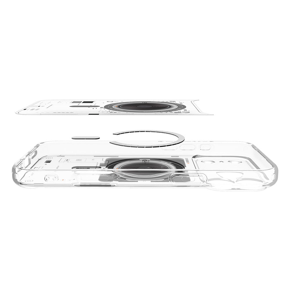 Ovitek MagSafe za Apple iPhone 18 Pro Max / 17 Pro Max, Spigen, Ultra Hybrid Neo One, Prozoren ACS12129