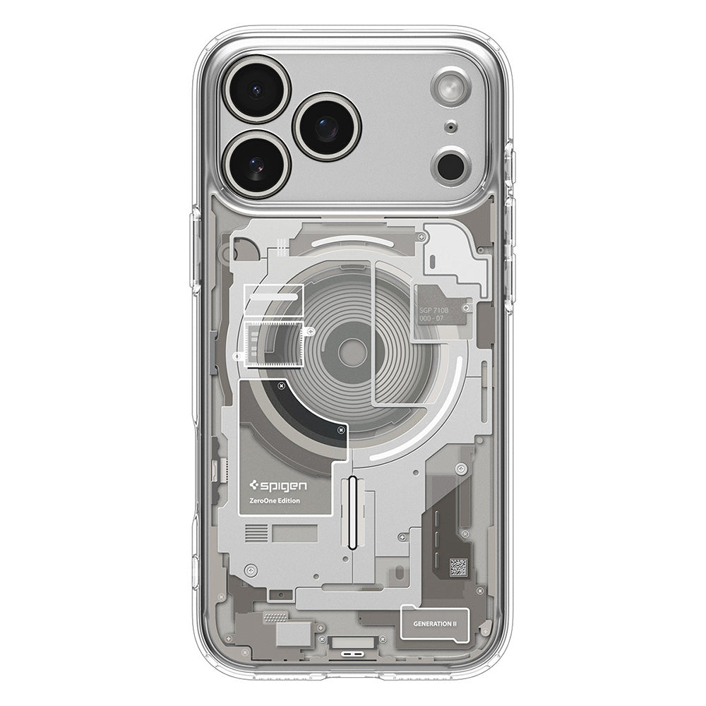 Ovitek MagSafe za Apple iPhone 18 Pro Max / 17 Pro Max, Spigen, Ultra Hybrid Neo One, Prozoren ACS12129