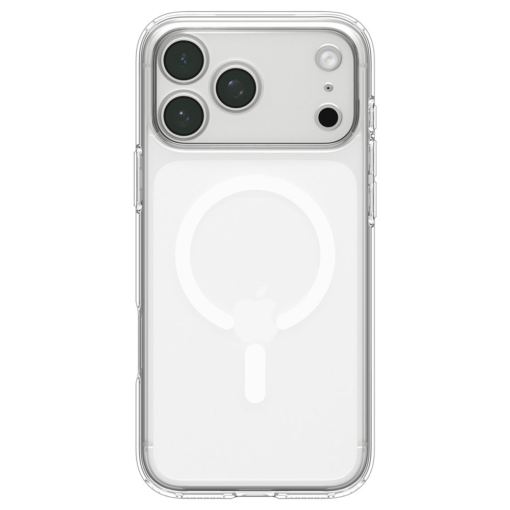 MagSafe ovitek za Apple iPhone 18 Pro Max / 17 Pro Max, Spigen, Ultra Hybrid, prozoren bel ACS12118