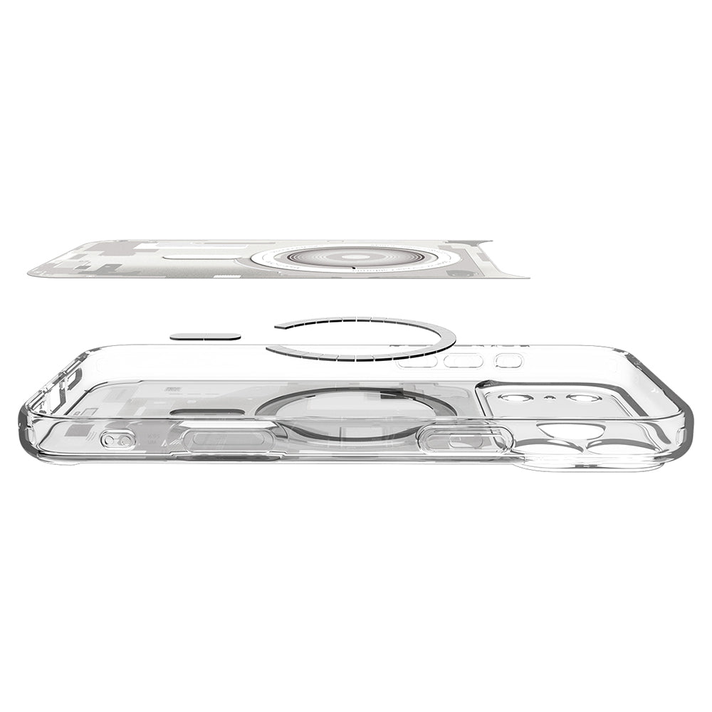 MagSafe ovitek za Apple iPhone 18 Pro Max / 17 Pro Max, Spigen, Ultra Hybrid Zero One, bel ACS12126