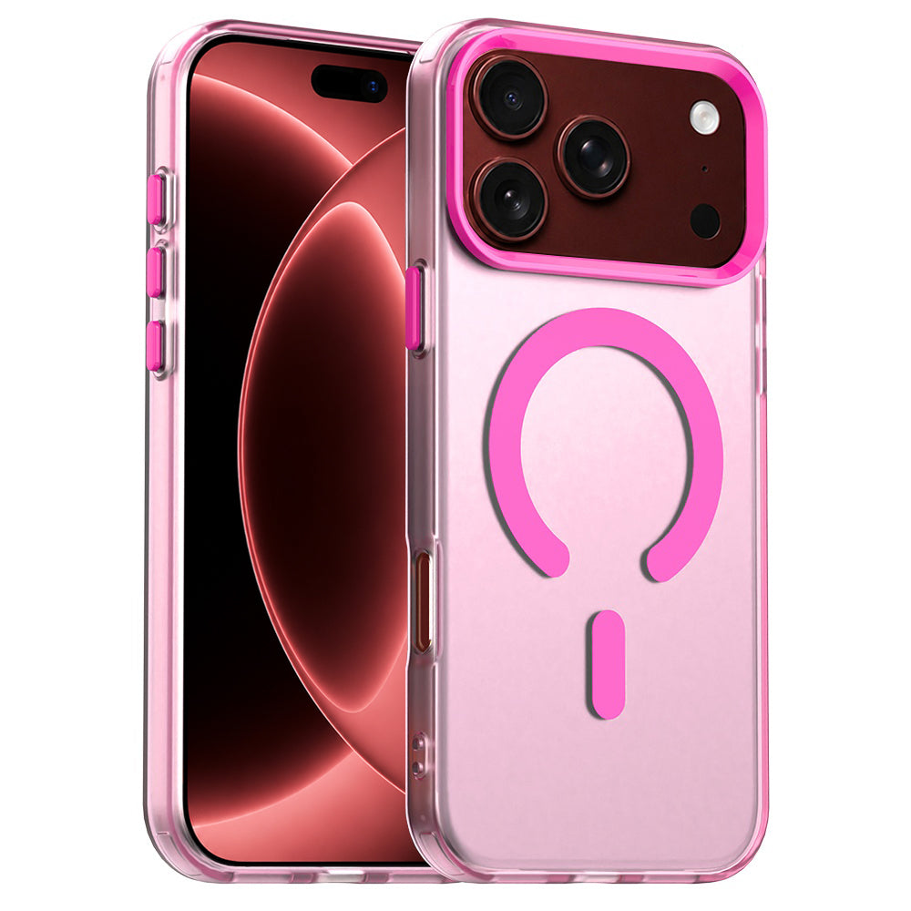 Ovitek MagSafe za Apple iPhone 18 Pro Max / 17 Pro Max, Techsuit, CandyCase, roza