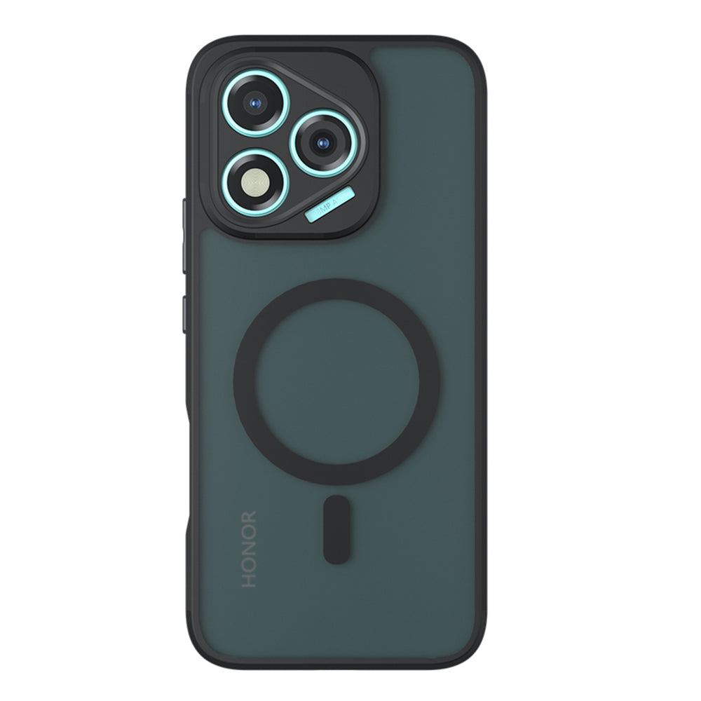 MagSafe ovitek za Honor 400 Lite, Techsuit, PureFrost, črna satenasta