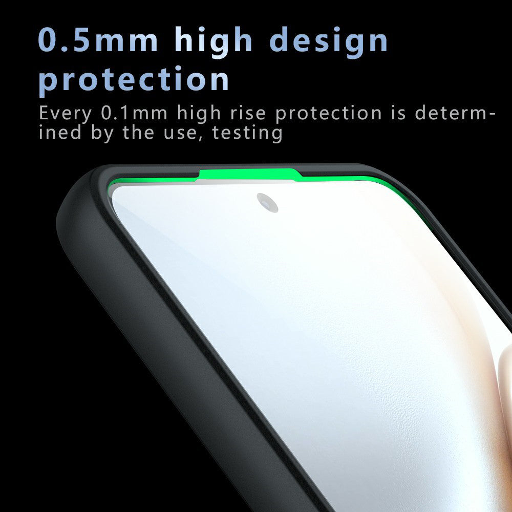 Ovitek MagSafe za Honor 400 Smart 4G / X7d 4G / 400 Smart 5G, Techsuit, PureFrost, Satenasto črn