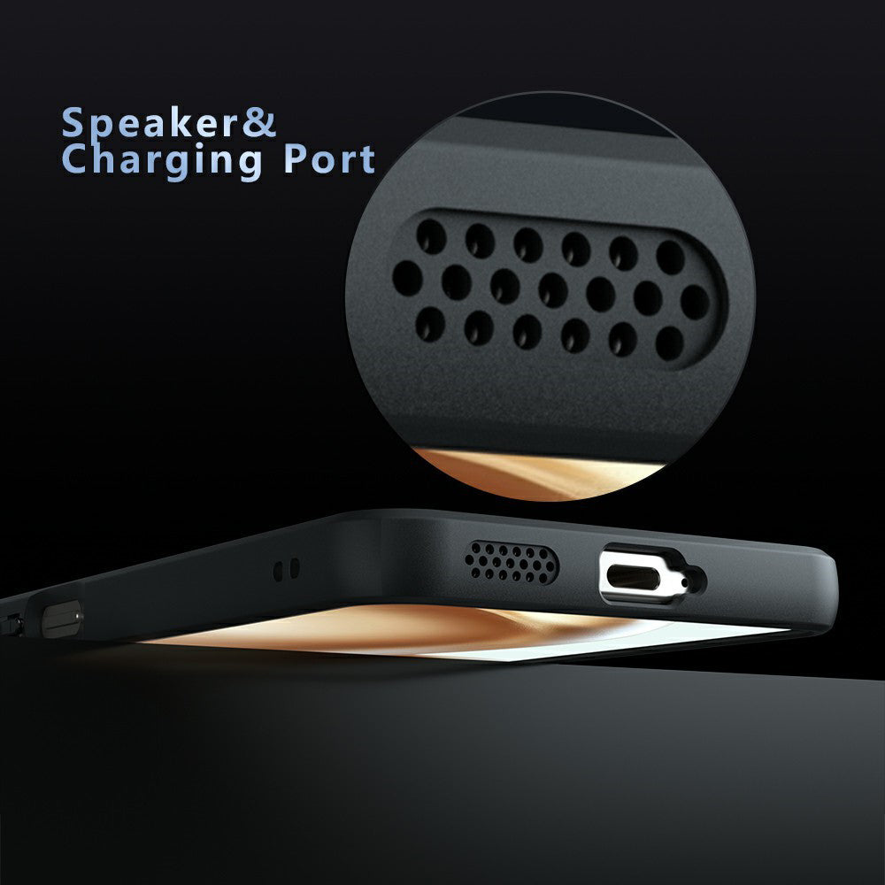 Ovitek MagSafe za Honor 400 Smart 4G / X7d 4G / 400 Smart 5G, Techsuit, PureFrost, Satenasto črn