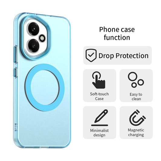 MagSafe ovitek za Honor 400, Techsuit, CandyCase, modra