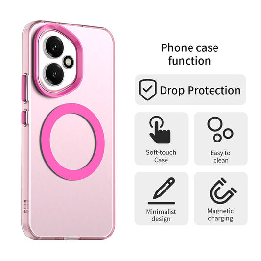 MagSafe ovitek za Honor 400, Techsuit, CandyCase, roza