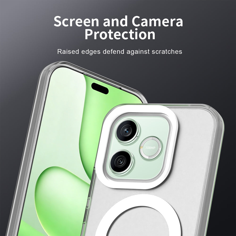 MagSafe ovitek za Honor 600 Pro / 600, Techsuit, CandyCase, Bela