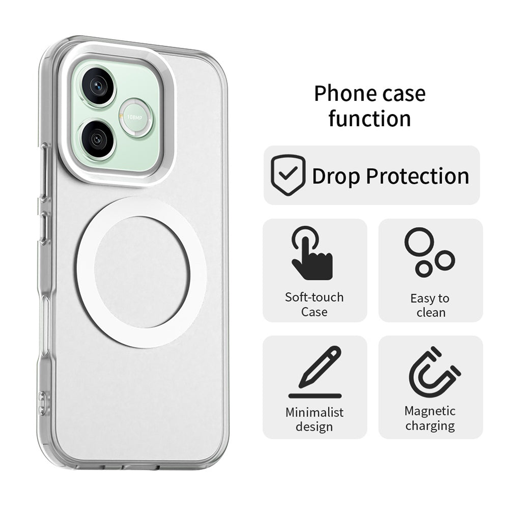 MagSafe ovitek za Honor 600 Pro / 600, Techsuit, CandyCase, Bela
