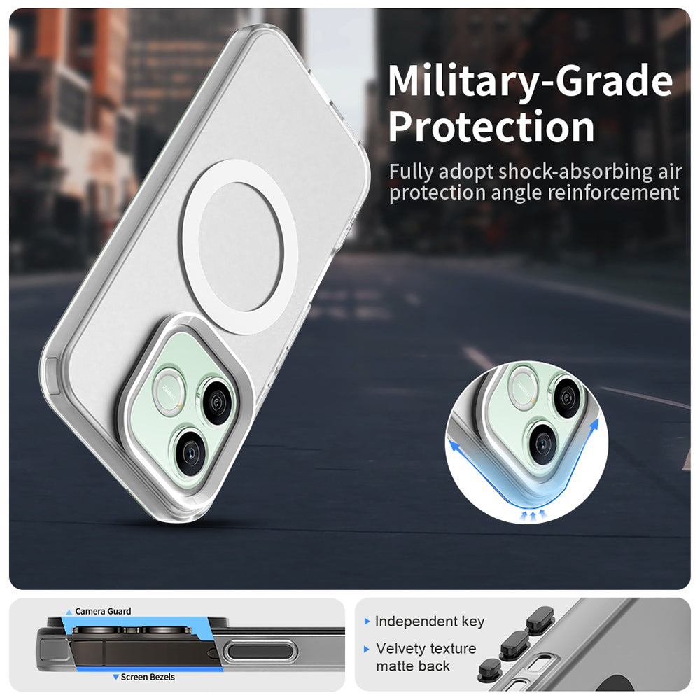 MagSafe ovitek za Honor 600 Pro / 600, Techsuit, CandyCase, Bela