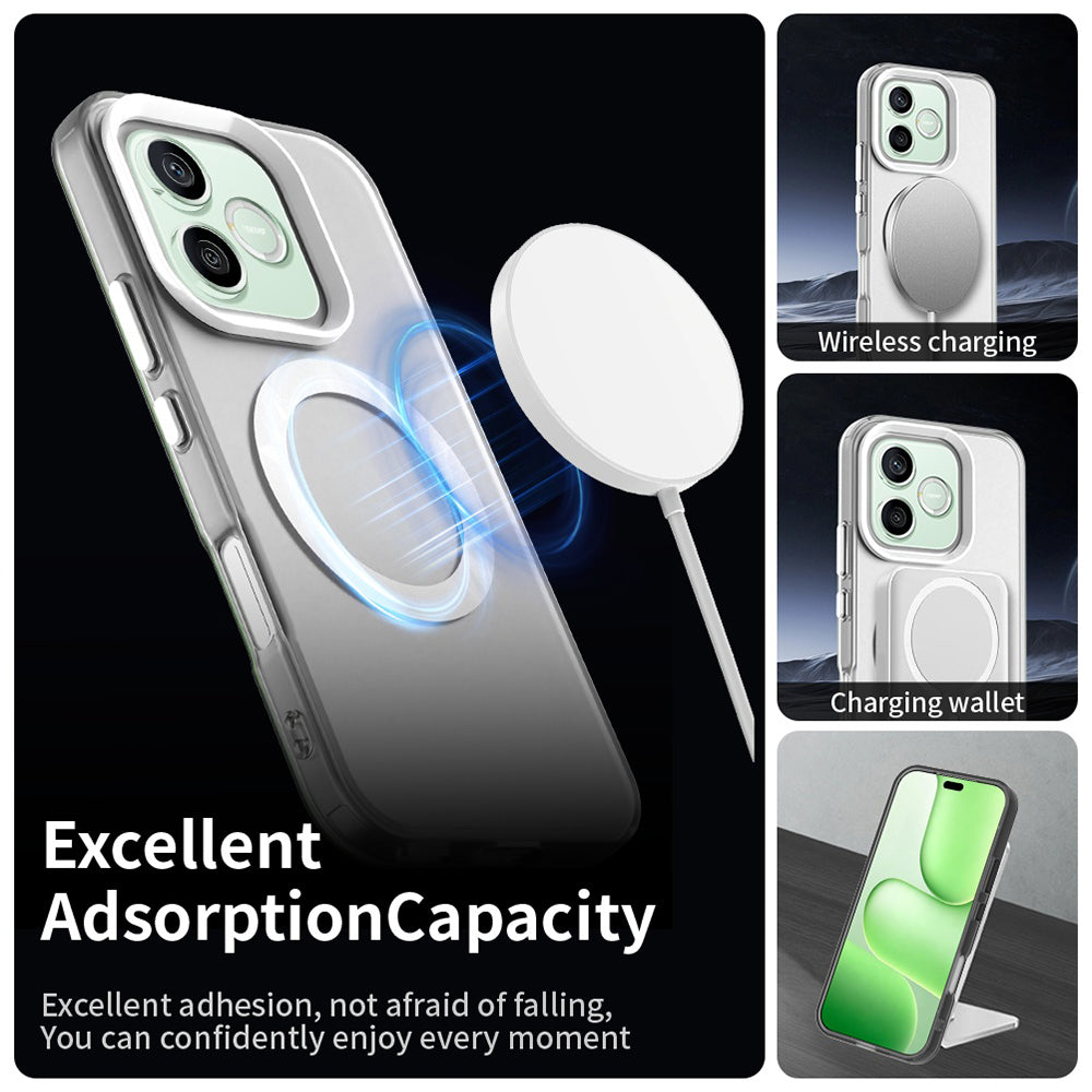 MagSafe ovitek za Honor 600 Pro / 600, Techsuit, CandyCase, Bela