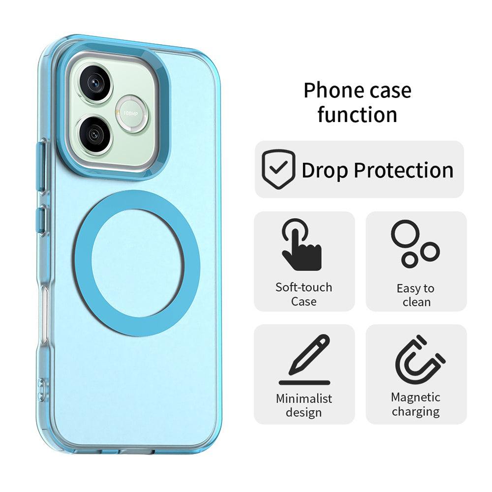 MagSafe ovitek za Honor 600 Pro / 600, Techsuit, CandyCase, modra