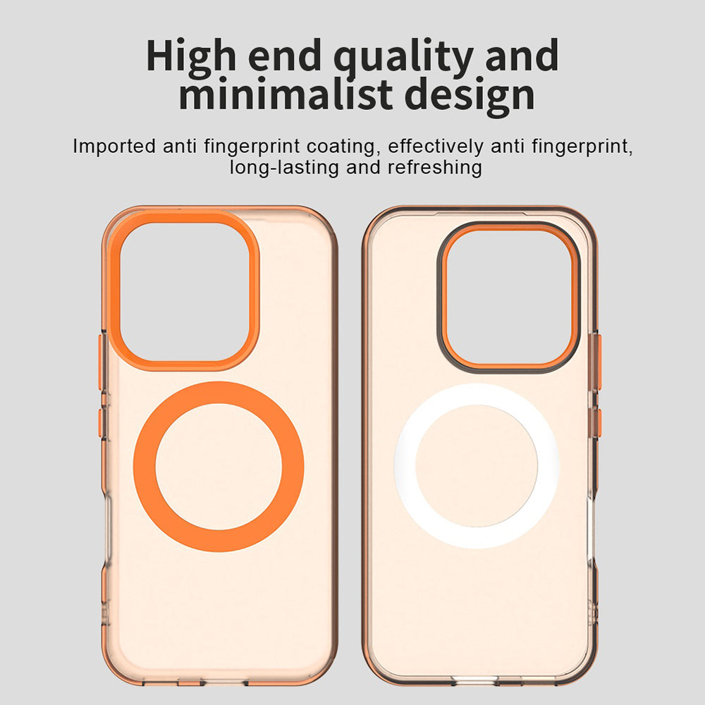 MagSafe ovitek za Honor 600 Pro / 600, Techsuit, CandyCase, oranžen