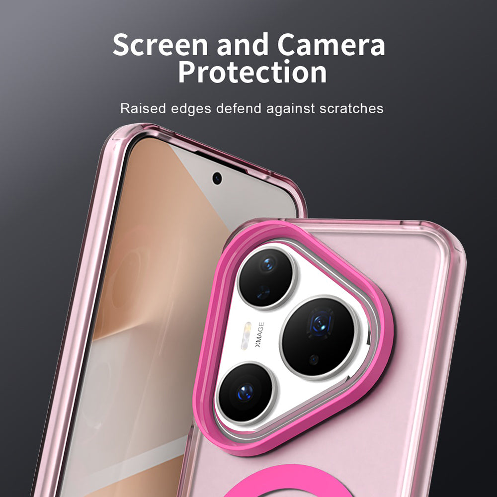 MagSafe ovitek za Huawei Pura 80 Pro, Techsuit, CandyCase, roza