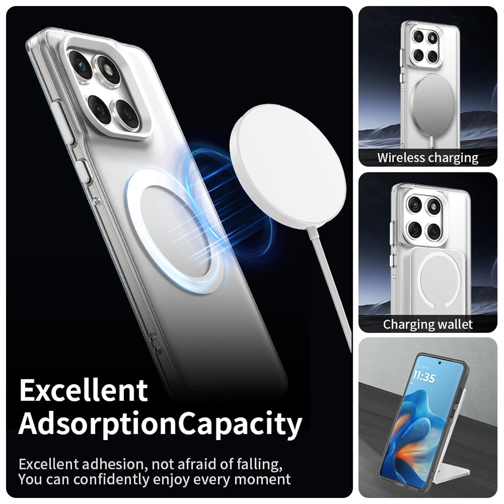 MagSafe ovitek za Motorola Edge 60 Fusion / Edge 60, Techsuit, CandyCase, Bela