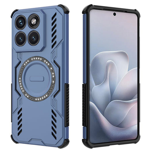 MagSafe Case for Motorola Edge 70 Fusion, Techsuit, ArmorMag, Blue