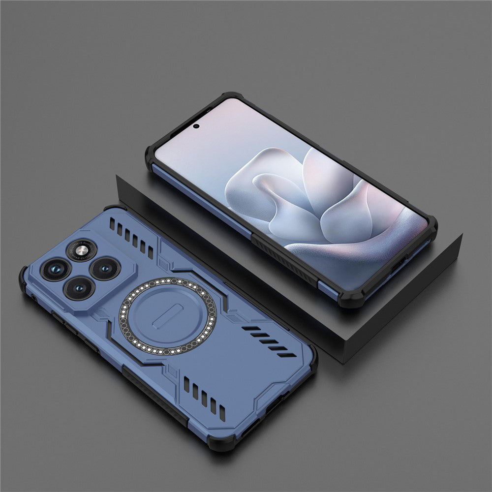 MagSafe ovitek za Motorola Edge 70 Fusion, Techsuit, ArmorMag, Modra