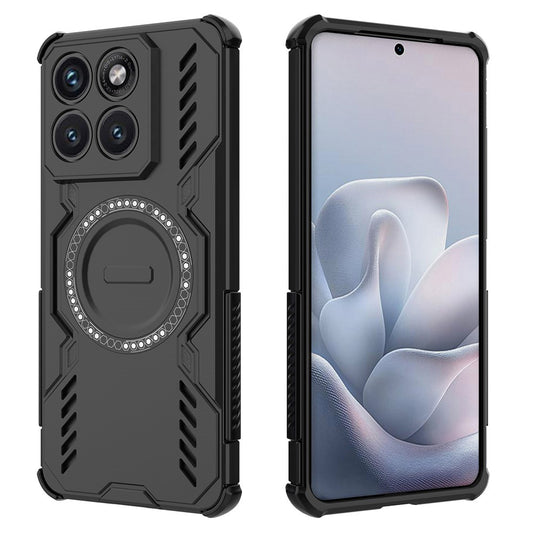 MagSafe Case for Motorola Edge 70 Fusion, Techsuit, ArmorMag, Black