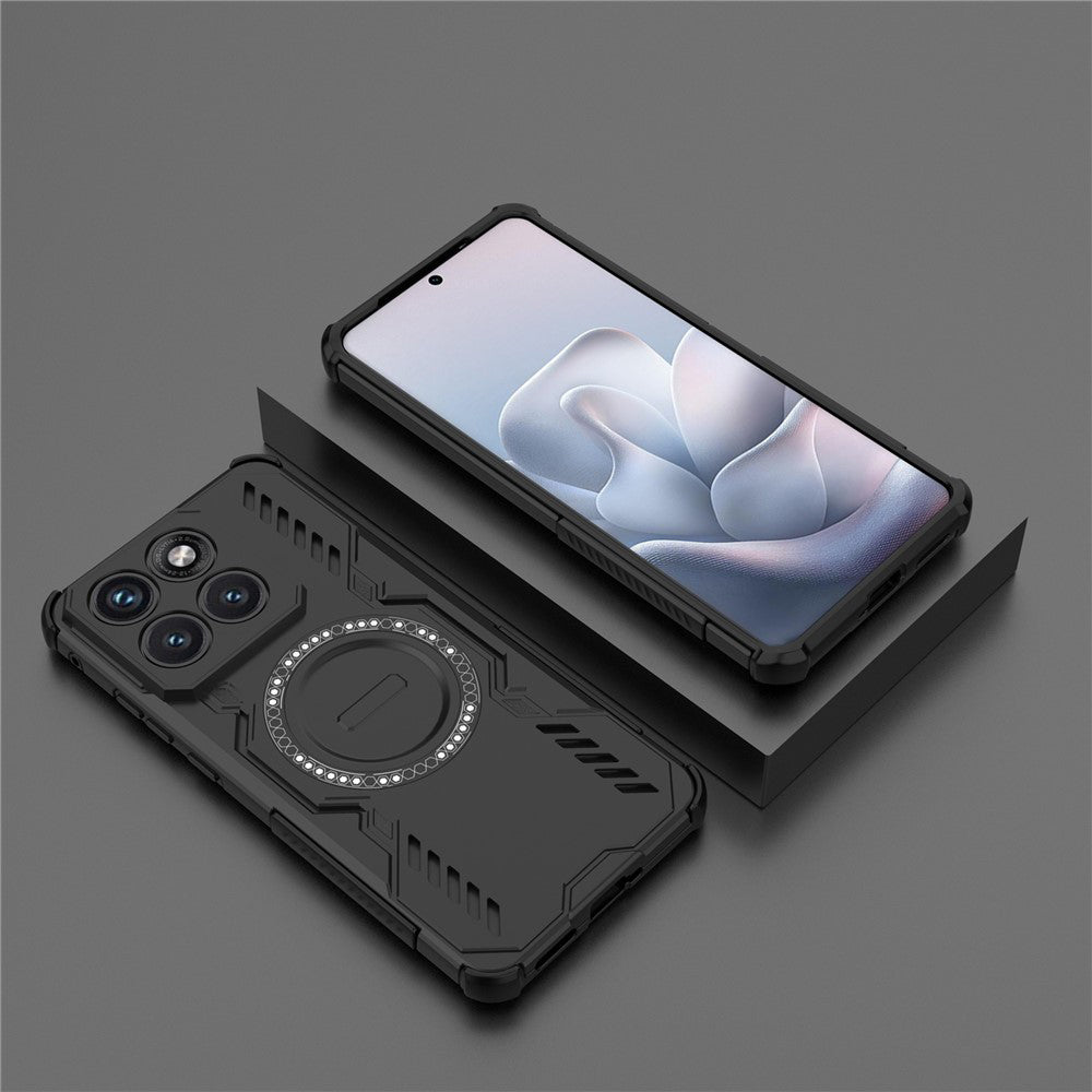 Ovitek MagSafe za Motorola Edge 70 Fusion, Techsuit, ArmorMag, Črn