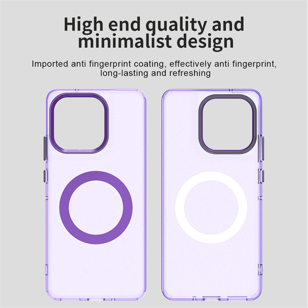 Ovitek MagSafe za Motorola Moto G86, Techsuit, CandyCase, Vijolična