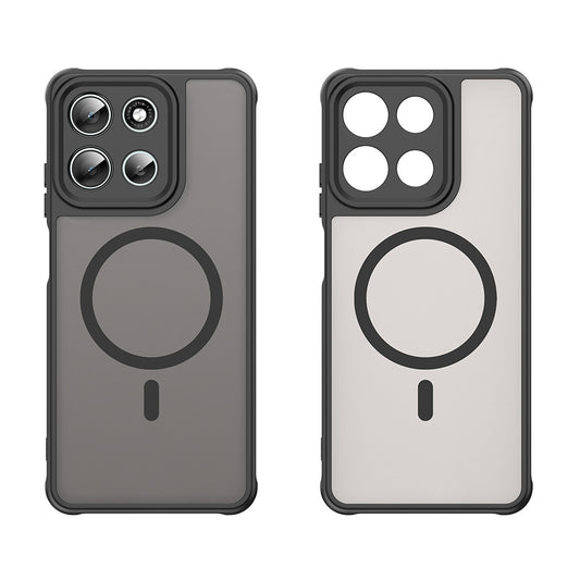 MagSafe ovitek za Motorola Moto G86, Techsuit, HaloFrost II, Črn