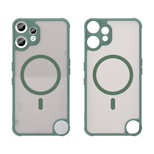 MagSafe ovitek za Nothing CMF Phone 2 Pro, Techsuit, HaloFrost II, Zelen