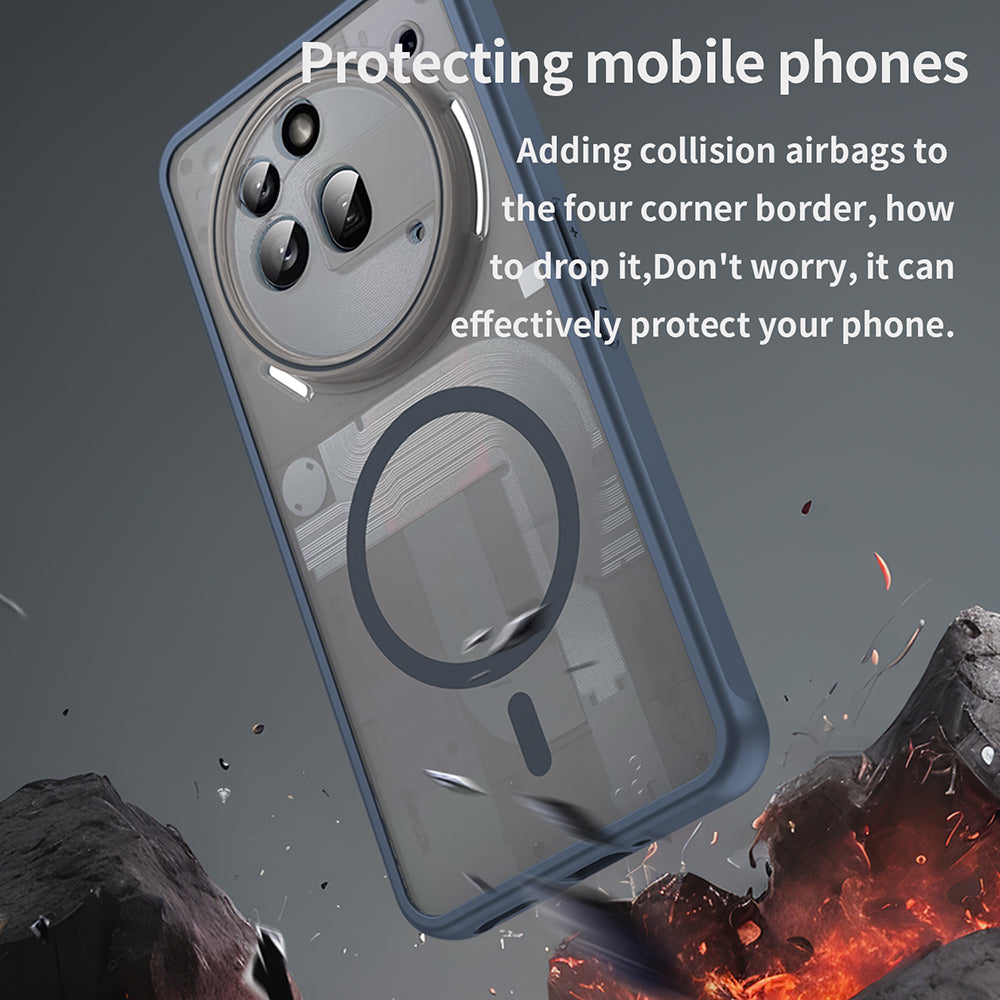 MagSafe ovitek za Nothing Phone (3a) Pro, Techsuit, HaloFrost II, temno moder