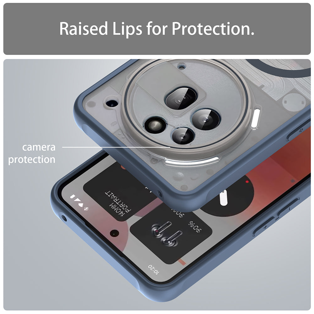 MagSafe ovitek za Nothing Phone (3a) Pro, Techsuit, HaloFrost II, temno moder