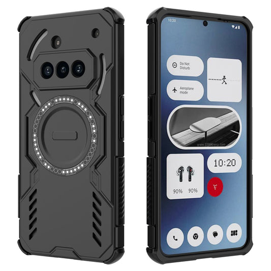 MagSafe ovitek za Nothing Phone (3a), Techsuit, ArmorMag, Črn