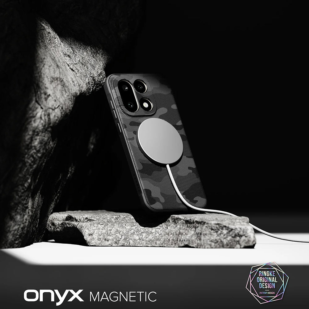 Ovitek MagSafe za OnePlus 15, Ringke, Onyx, Kamuflaža