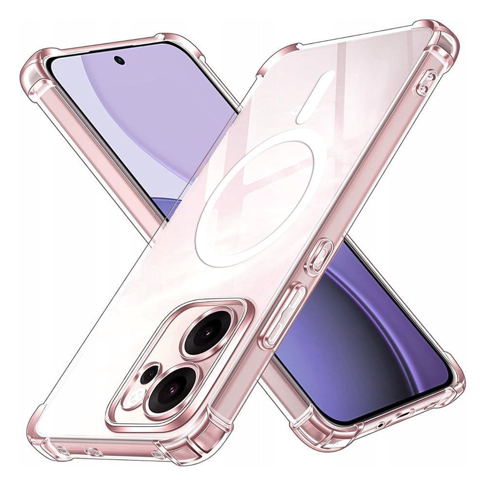 Ovitek MagSafe za Oppo Reno14 FS 5G / Reno14 F, Techsuit, Odporen na udarce, Prozoren