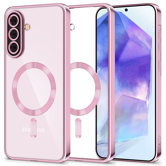 Ovitek MagSafe za Samsung Galaxy A56 A566, Tech-Protect, Magflex, Zlato roza
