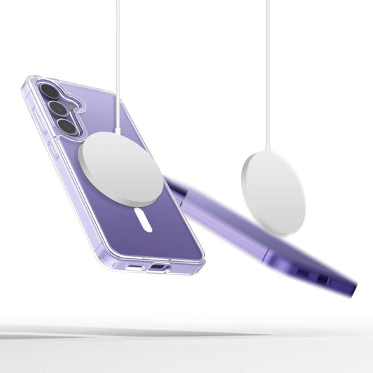 Ovitek MagSafe za Samsung Galaxy A36 A366, Tech-Protect, Flexair Hybrid, Prozoren