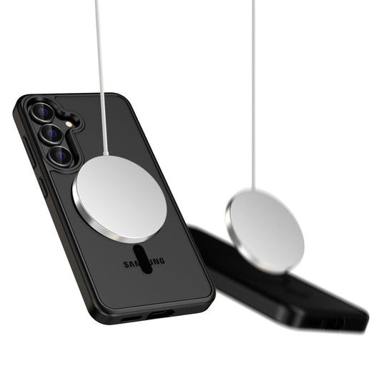 Ovitek MagSafe za Samsung Galaxy A36 A366, Tech-Protect, Magmat, Črn