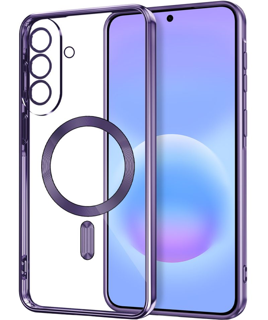 Ovitek MagSafe za Samsung Galaxy A37 5G, Tech-Protect, Magflex, vijolična