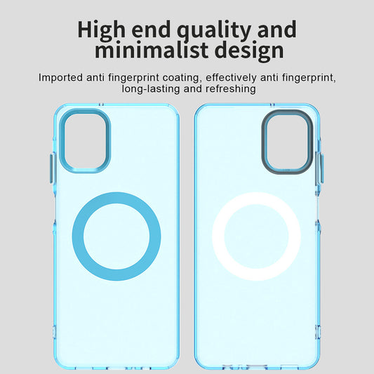MagSafe ovitek za Samsung Galaxy A06 A065, Techsuit, CandyCase, modra